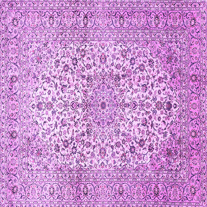 Square Persian Purple Traditional Rug, tr409pur