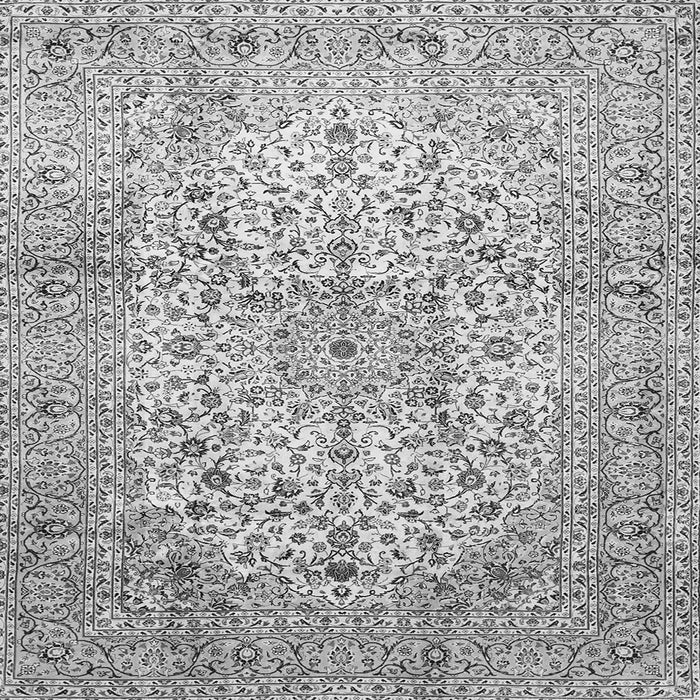 Serging Thickness of Persian Gray Traditional Rug, tr409gry
