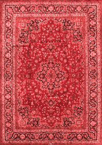 Medallion Red Traditional Rug, tr40red