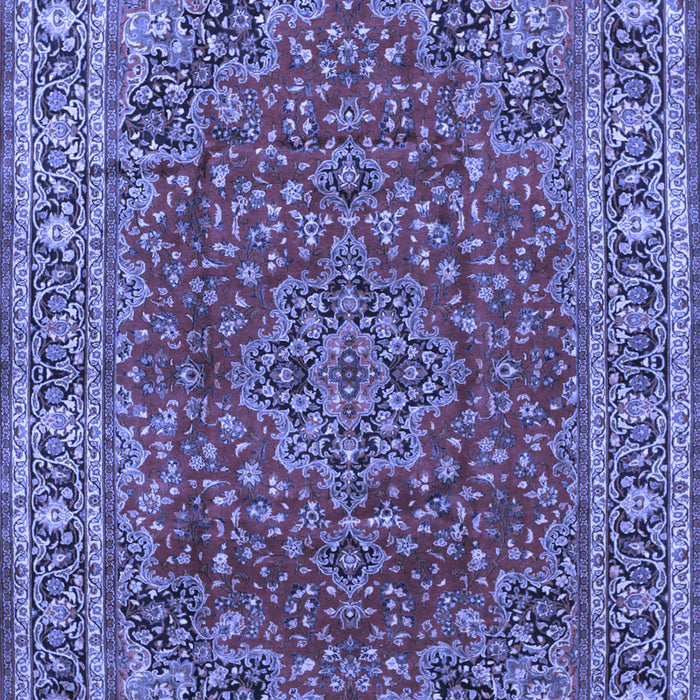 Medallion Blue Traditional Rug, tr40blu