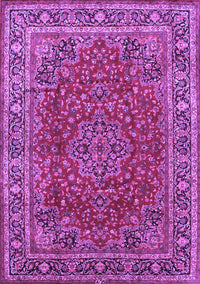 Medallion Purple Traditional Rug, tr40pur