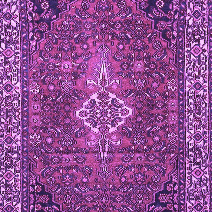 Machine Washable Persian Purple Traditional Area Rugs, wshtr4100pur