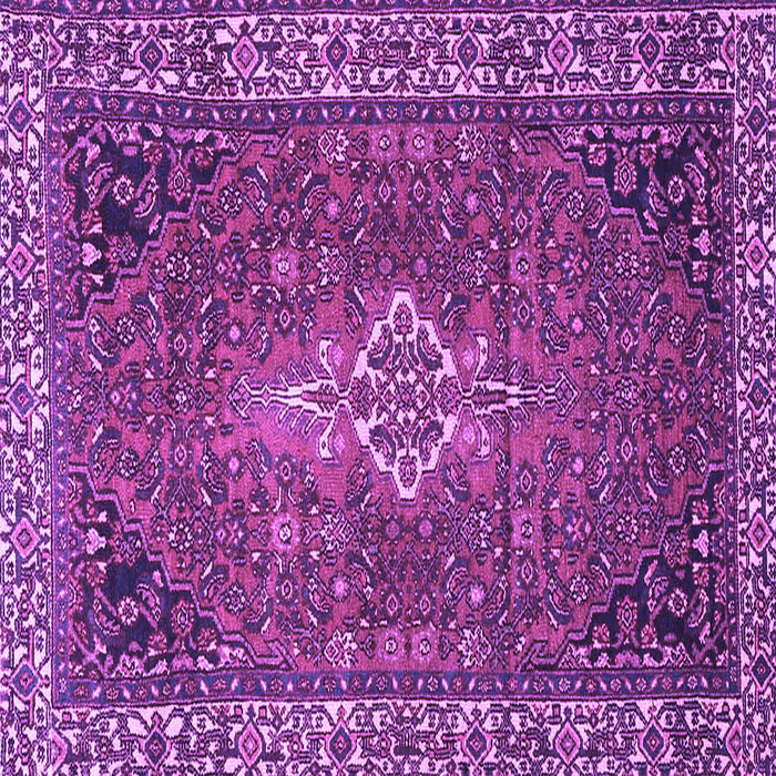 Square Persian Purple Traditional Rug, tr4100pur