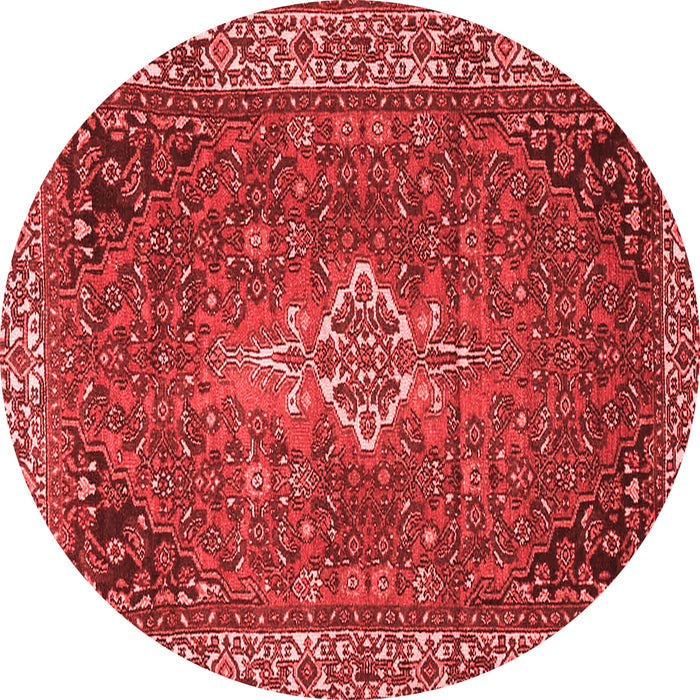 Machine Washable Persian Red Traditional Rug, wshtr4100red