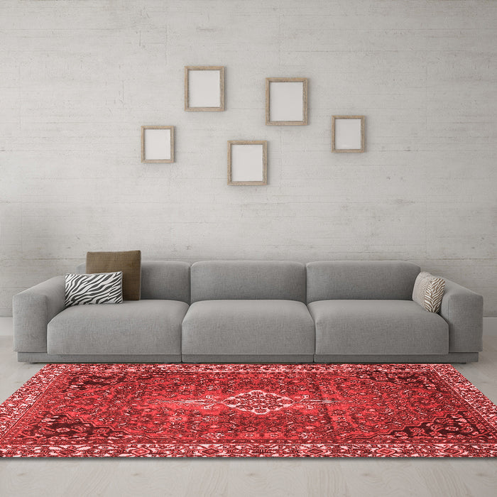 Traditional Red Washable Rugs