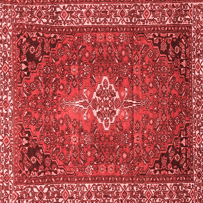 Machine Washable Persian Red Traditional Rug, wshtr4100red