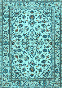 Persian Light Blue Traditional Rug, tr4101lblu