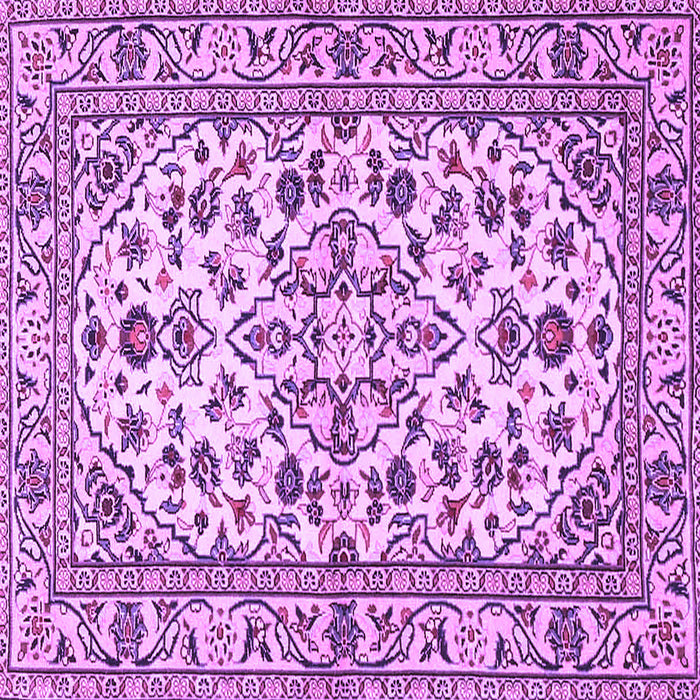 Square Persian Purple Traditional Rug, tr4101pur
