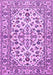 Machine Washable Persian Purple Traditional Area Rugs, wshtr4101pur