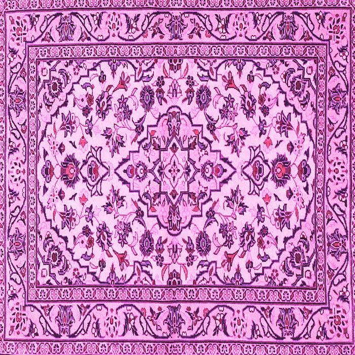Square Persian Pink Traditional Rug, tr4101pnk