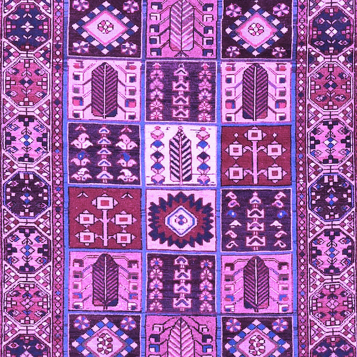 Machine Washable Persian Purple Traditional Area Rugs, wshtr4102pur