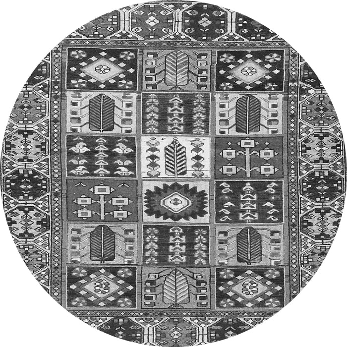 Square Persian Gray Traditional Rug, tr4102gry