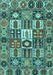 Persian Turquoise Traditional Rug, tr4102turq