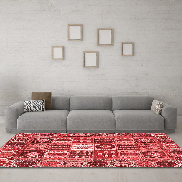 Traditional Red Washable Rugs