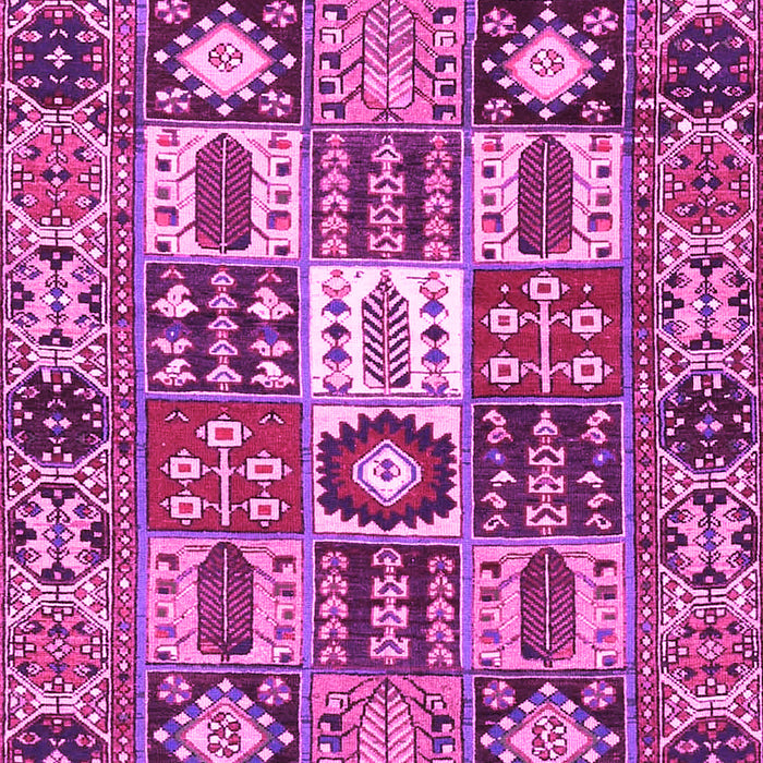 Machine Washable Persian Pink Traditional Rug, wshtr4102pnk