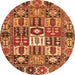 Machine Washable Persian Orange Traditional Area Rugs, wshtr4102org