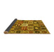Sideview of Persian Yellow Traditional Rug, tr4102yw