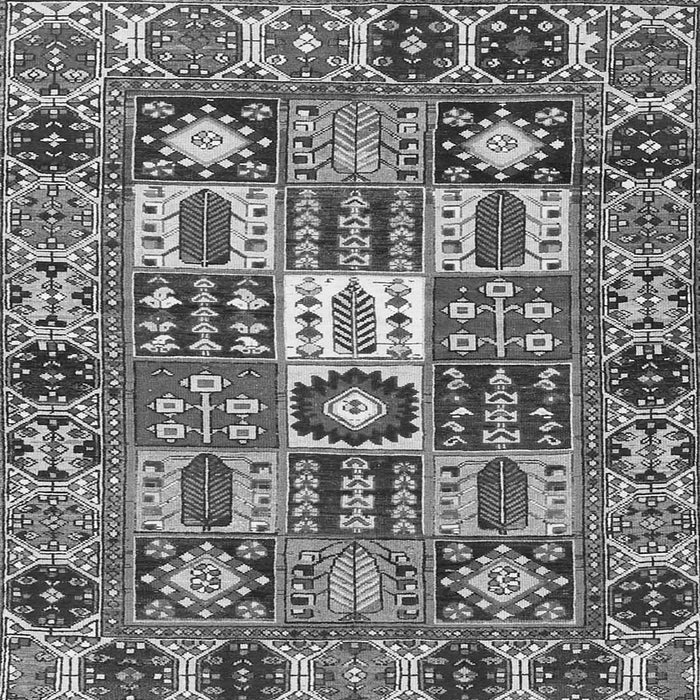 Serging Thickness of Persian Gray Traditional Rug, tr4102gry