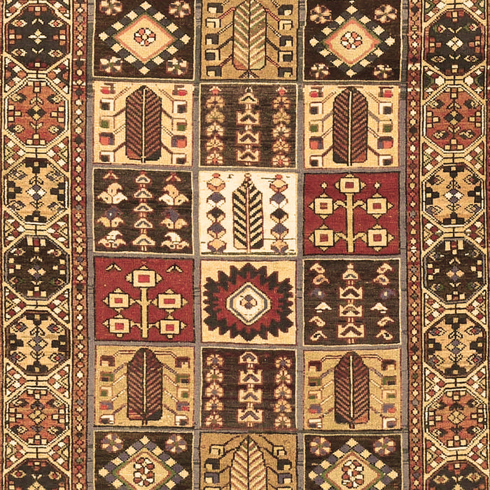 Machine Washable Persian Brown Traditional Rug, wshtr4102brn