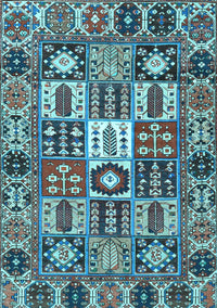 Persian Light Blue Traditional Rug, tr4102lblu