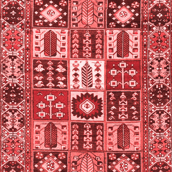 Machine Washable Persian Red Traditional Rug, wshtr4102red