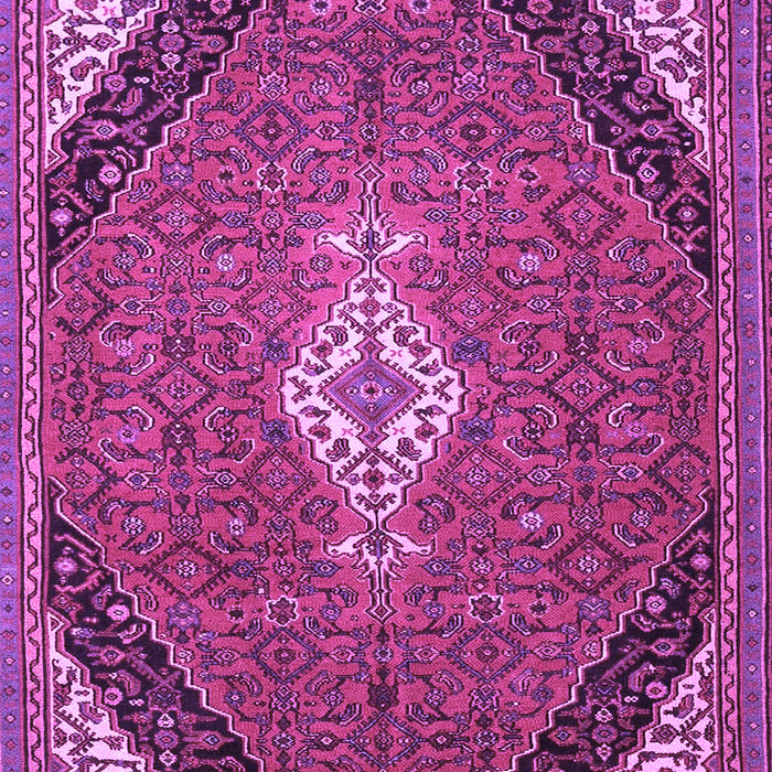 Medallion Purple Traditional Rug, tr4104pur