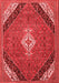 Medallion Red Traditional Area Rugs