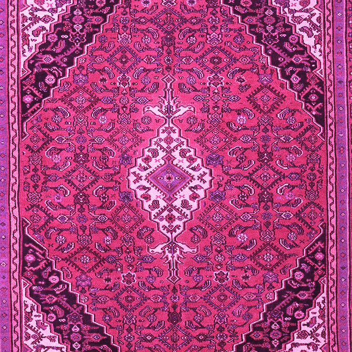 Medallion Pink Traditional Rug, tr4104pnk