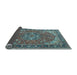 Sideview of Medallion Light Blue Traditional Rug, tr4105lblu