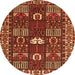 Machine Washable Persian Orange Traditional Area Rugs, wshtr4106org