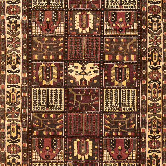 Machine Washable Persian Brown Traditional Rug, wshtr4106brn