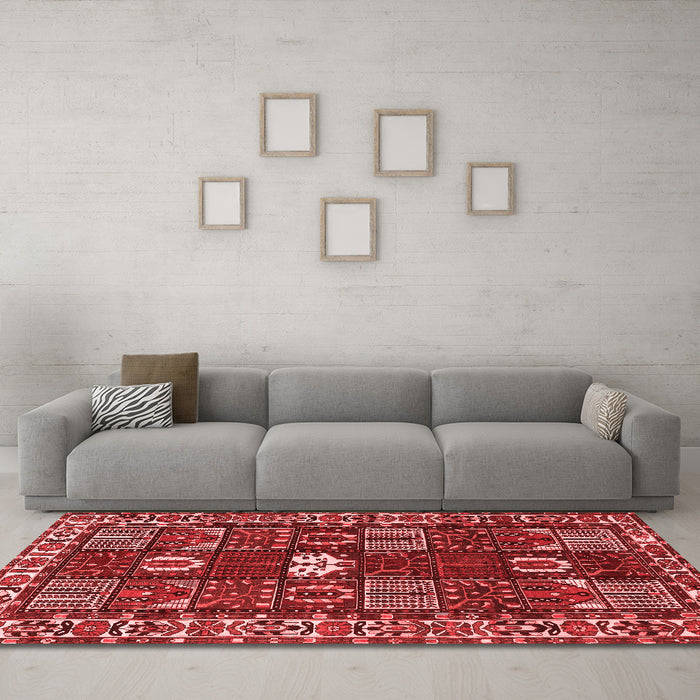 Traditional Red Washable Rugs