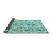Sideview of Persian Light Blue Traditional Rug, tr4107lblu