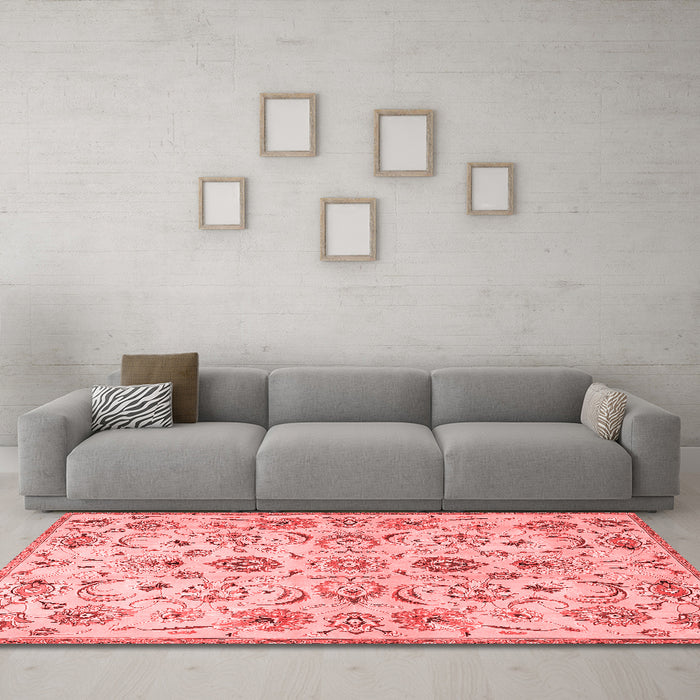 Traditional Red Washable Rugs