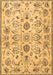 Machine Washable Persian Brown Traditional Rug, wshtr4107brn