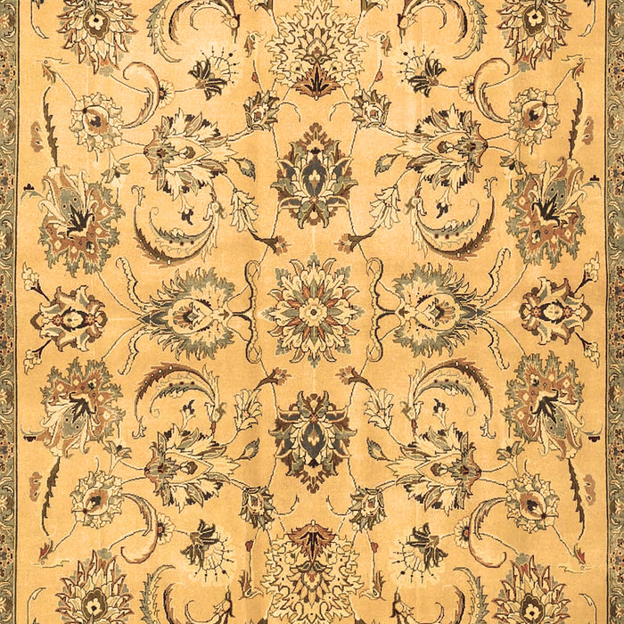 Machine Washable Persian Brown Traditional Rug, wshtr4107brn
