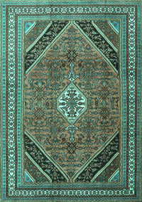 Persian Turquoise Traditional Rug, tr4108turq