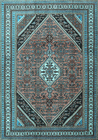 Persian Light Blue Traditional Rug, tr4108lblu