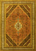 Machine Washable Persian Yellow Traditional Rug, wshtr4108yw