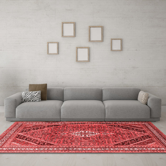 Traditional Red Washable Rugs