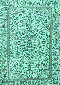 Persian Turquoise Traditional Rug, tr4109turq