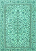 Persian Turquoise Traditional Rug, tr4109turq