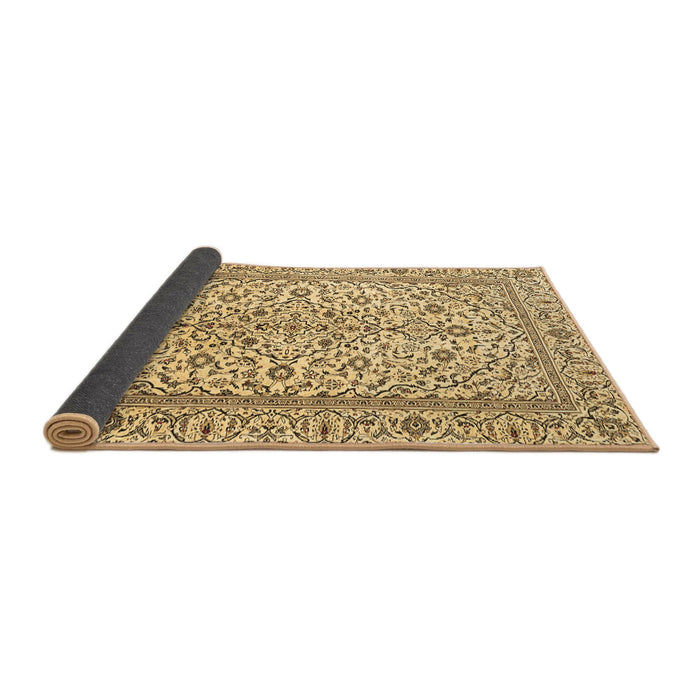 Sideview of Persian Brown Traditional Rug, tr4109brn