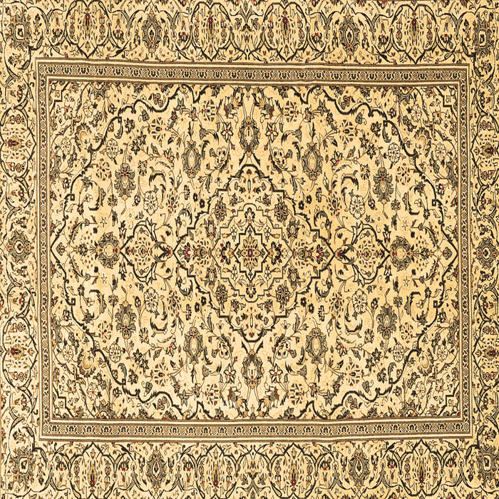 Square Persian Brown Traditional Rug, tr4109brn