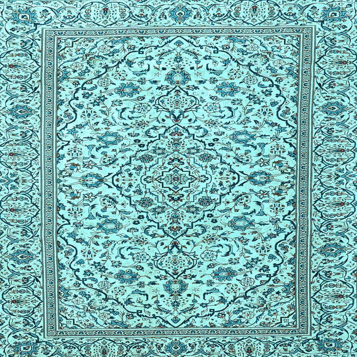Square Persian Light Blue Traditional Rug, tr4109lblu