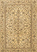 Machine Washable Persian Brown Traditional Rug, wshtr4109brn