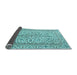 Sideview of Persian Light Blue Traditional Rug, tr4109lblu
