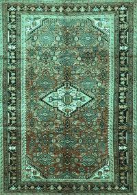 Persian Turquoise Traditional Rug, tr410turq