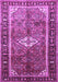 Machine Washable Persian Purple Traditional Area Rugs, wshtr410pur