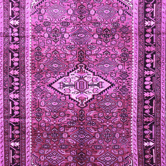 Machine Washable Persian Purple Traditional Area Rugs, wshtr410pur
